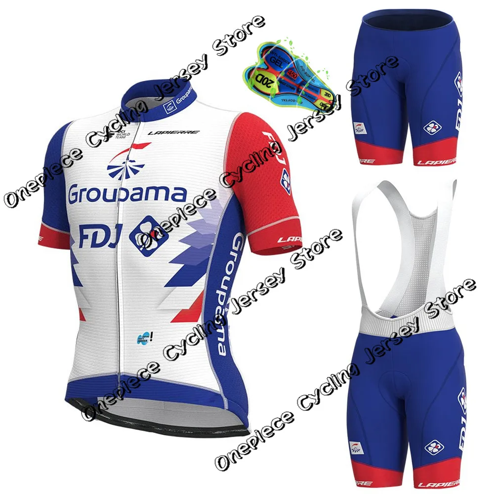 Mens Cycling Short Sleeve Jersey Bib Shorts Suit 2021 Summer Team Bike Uniform