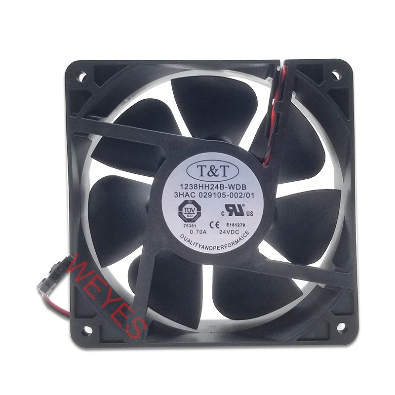 for 1238HH24B-WDB 24V 0.70A 12038 2 line ABB robot cooling fan Free shipping | Компьютеры и офис