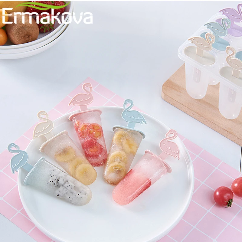 ERMAKOVA лоток для мороженого формы многоразовая форма сделай сам пластиковые