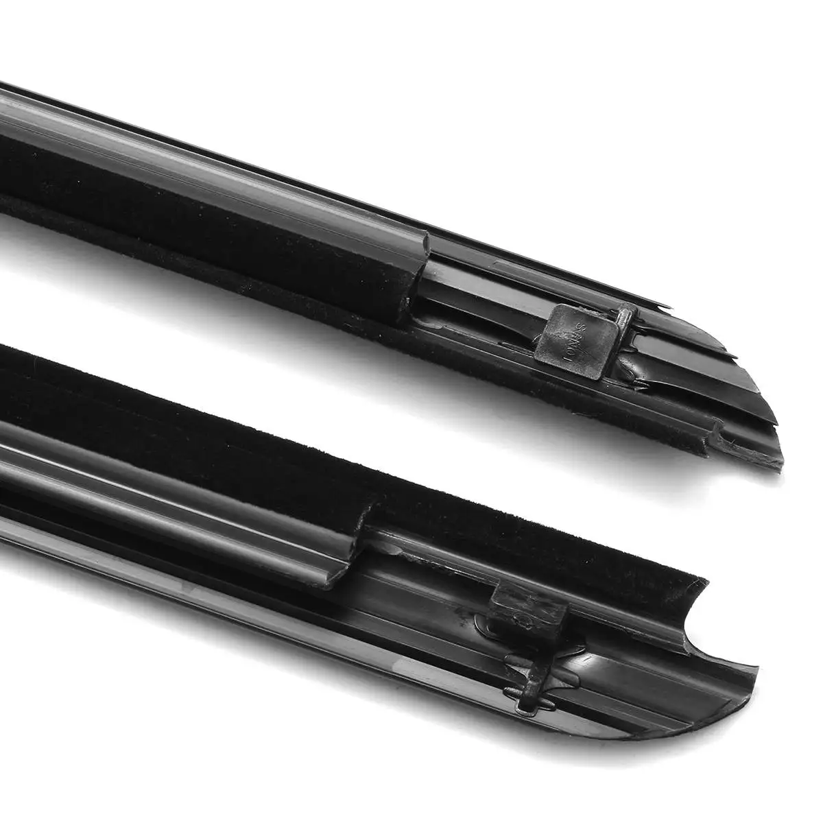 2PCS Front Door Window Rubber Seal Belt For Toyota Hiace Commuter 2005