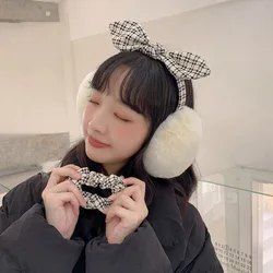 Natural Rex Rabbit Fur Earmuffs Women Fashion Men Warm Russia Winter Real Fur Earmuffs Children Ear Cover Fur Earlap Girl