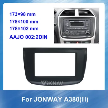 

2DIN Car Stereo DVD Radio Fascia for JONWAY A380 3 Audio Player Panel Adapter Frame Dash Mount Installation Kit