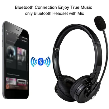 

Phone Accessories Over Ear Bluetooth Headset With Mic Noise Cancelling Adjustable Micro USB PC Gaming Audio Portable For PS3