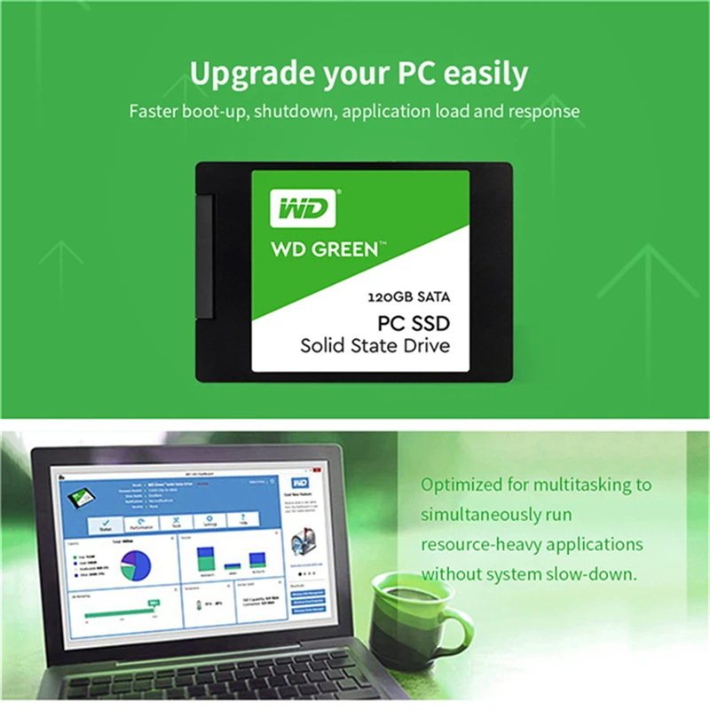 WD экологичный ПК SSD 240 ГБ SATA 3 ноутбук внутренний sabit жесткий диск interno hd ноутбук жесткий диск disque 240 ГБ Western Digital