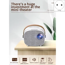 

Mini Portable Projector Built-In HIFI Speakers 1080P Color LED 3D Play With Remote Control For Home Office