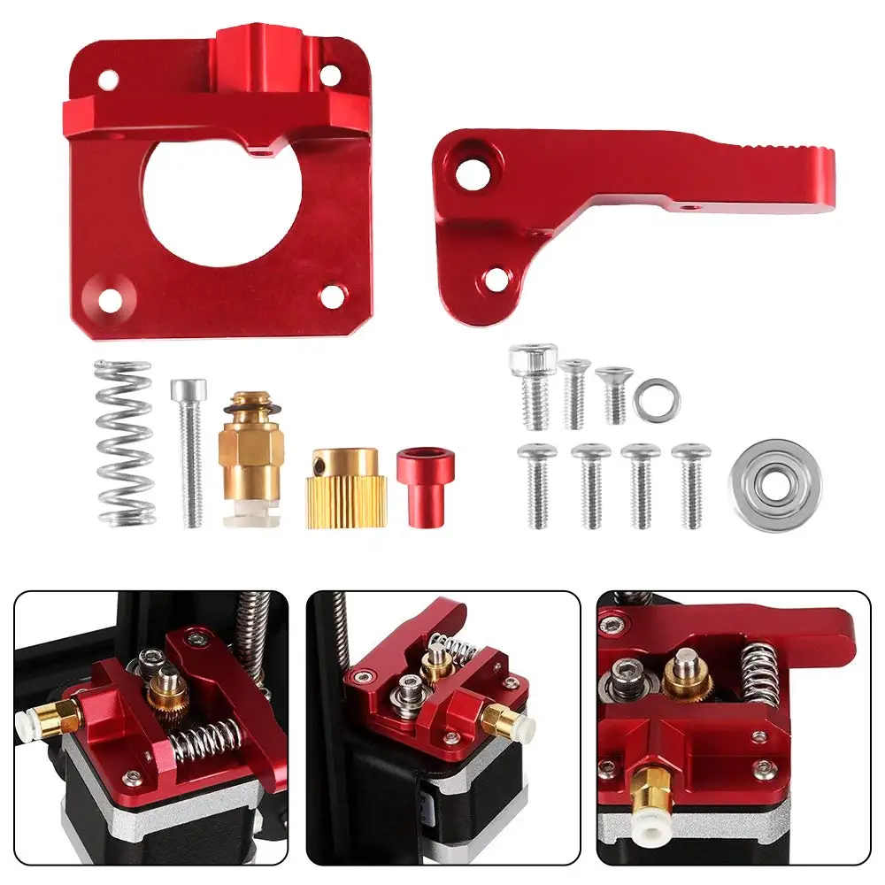 

Ender 3 CR-10 Extruder Upgraded Replacement Aluminum MK8 Drive Feed 3D Printer Parts Extruders for Creality 3D CR-7 CR-8 CR-10