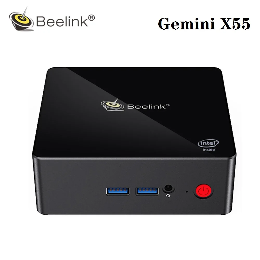 Beelink Gemini X55 Мини ПК J5005 8 Гб DDR4 512GB SSD Media Player двухъядерный процессор Wi Fi HDMI 2 0 4 ГГц + 5