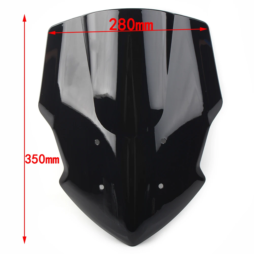 Motorcycle Windshield Windscreen with Mounting Kits For Yamaha MT07 ABS Plastic