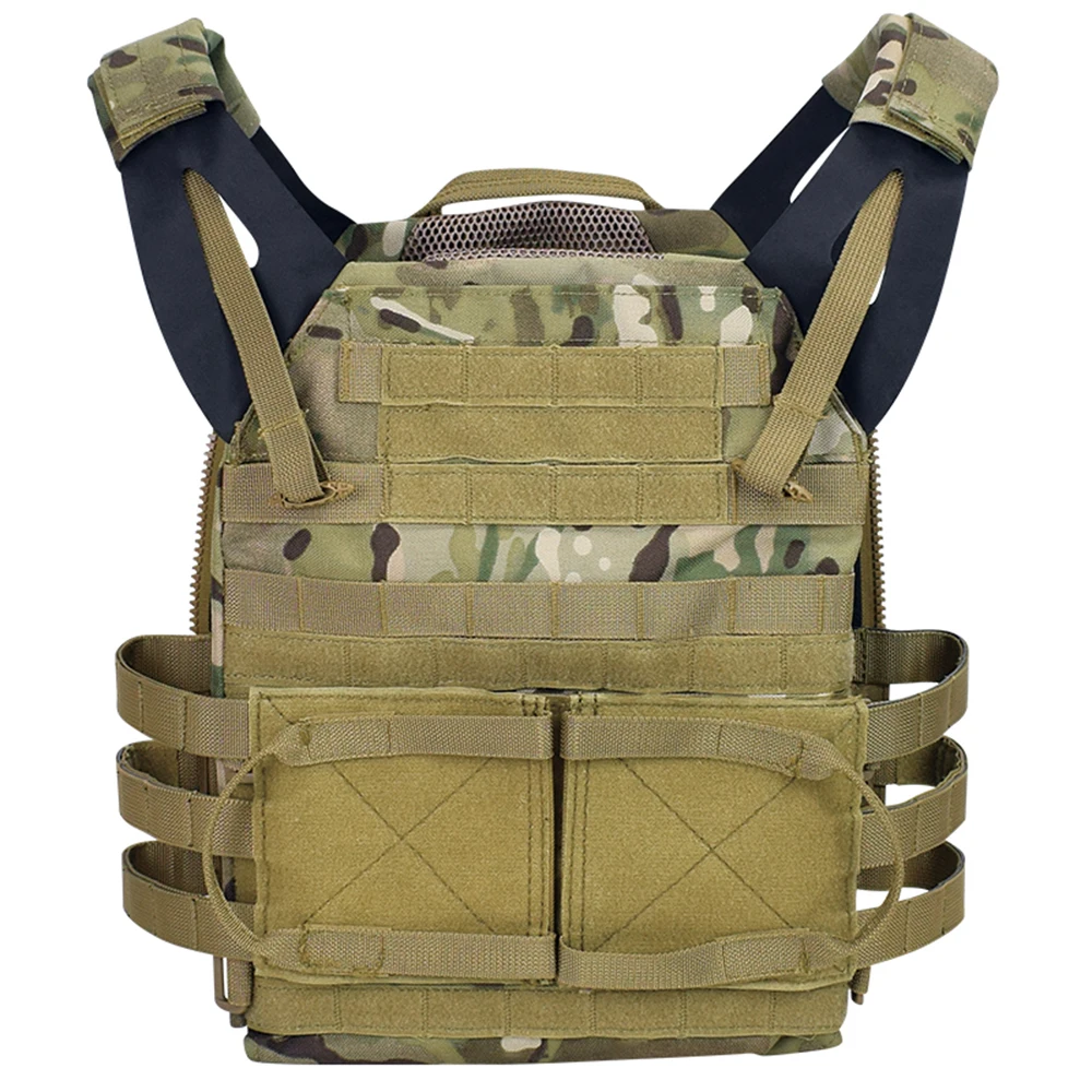 Gilet tactique Airsoft - JPC, MultiCam, système Molle