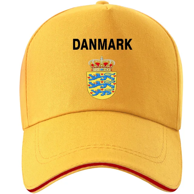 DENMARK hat free custom made name number cap nation flag danish kingdom country danmark dk print photo logo baseball cap|Men's Baseball Caps| - AliExpress