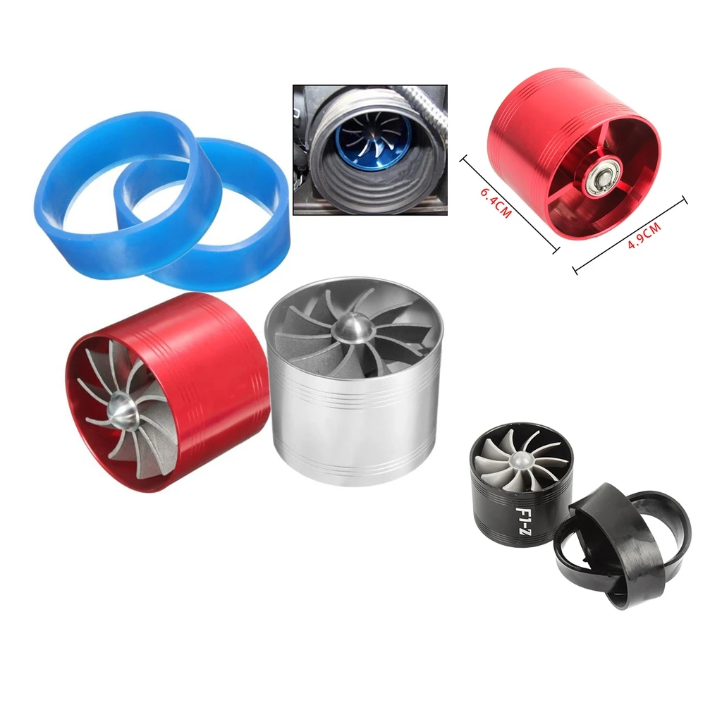Воздухозаборник Turbo Turbocharger экономайзер газового топлива Fan Black | Автомобили и