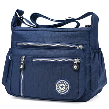 

8 Color Lady Women Handbag Shoulder Purse Messenger Satchel Crossbody Tote Bag Polyester Ladies Printing Shoulder Bags Handbags