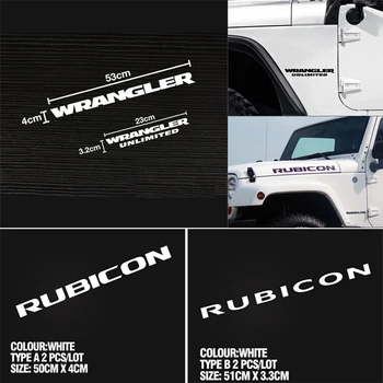 

For Jeep WRANGLER RUBICON Sticker Fender Side Glue Sticker for Jeep Waterproof Vinyl Sticker RUBICON Sticker Decals Accessories