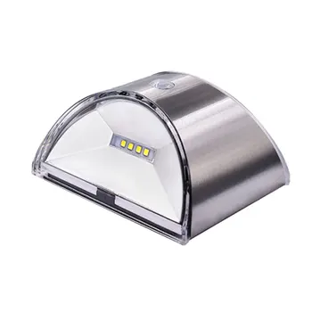 

Stainless Steel 4 LED Solar Powered Lamp PIR Motion Sensor Waterproof Security Lighting For Outdoor Garden Wall Fence New O10