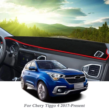 

Car Styling Dashboard Protective Mat Shade Cushion Pad MAT For Chery Tiggo 4 2017-Present LHD Anti Dust Mat Interior Accessory