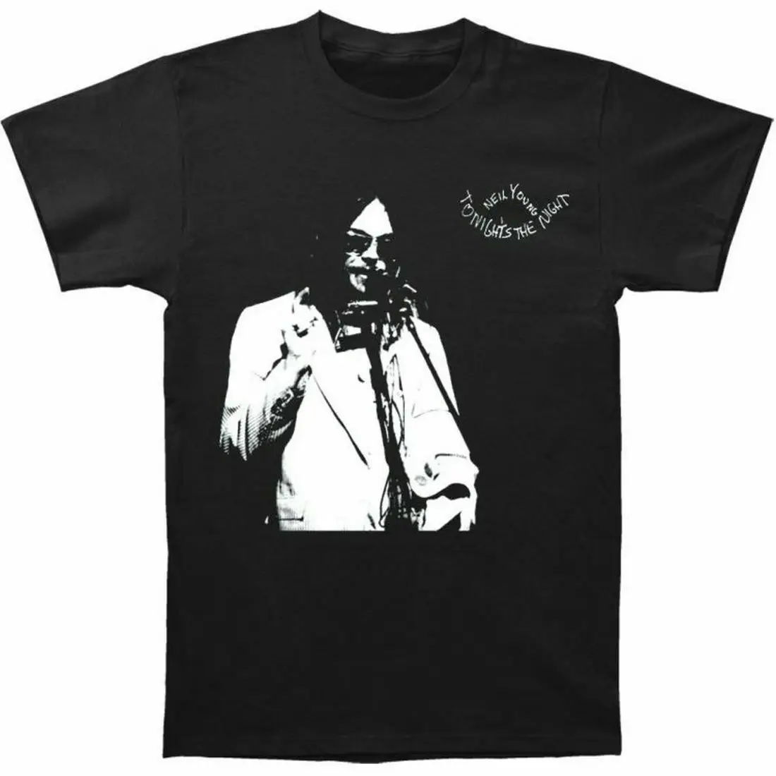 Neil Young футболка с короткими рукавами всех размеров | Мужская одежда