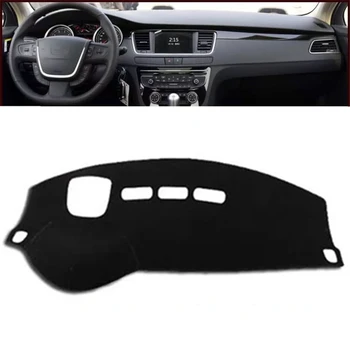 

SJ Car Inner Auto Dashboard Cover Dashmat Pad Carpet Sun Shade Dash Board Cover Fit For Peugeot 508 with HUD 2011 2012 2013-2017