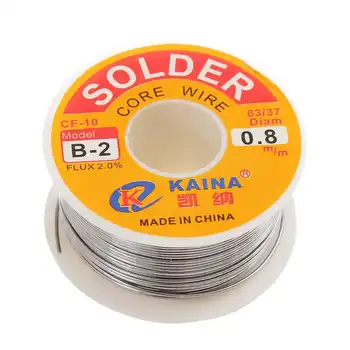 

0.8mm Rosin Core Solder 63/37 Tin Lead Flux Soldering Welding Iron Wire Reel NEW