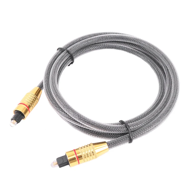 10Ft/3 м Цифровой оптический аудио кабель Шнур SPDIF волокно для ТВ компакт дисков DVD PS3