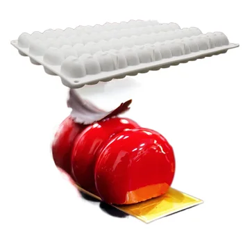 

Sugar-coated haws Silicone mold DIY Fondant Cake Bread Desserts Bakery Mould White Mousse Cake Bread Bakeware Decoration Tools