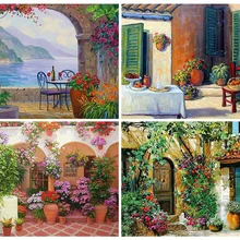 5D DIY Алмазная картина двери пейзаж pintura диаманта пользовательские алмазная живопись брелок Рождественские открытки weinachts dekoration