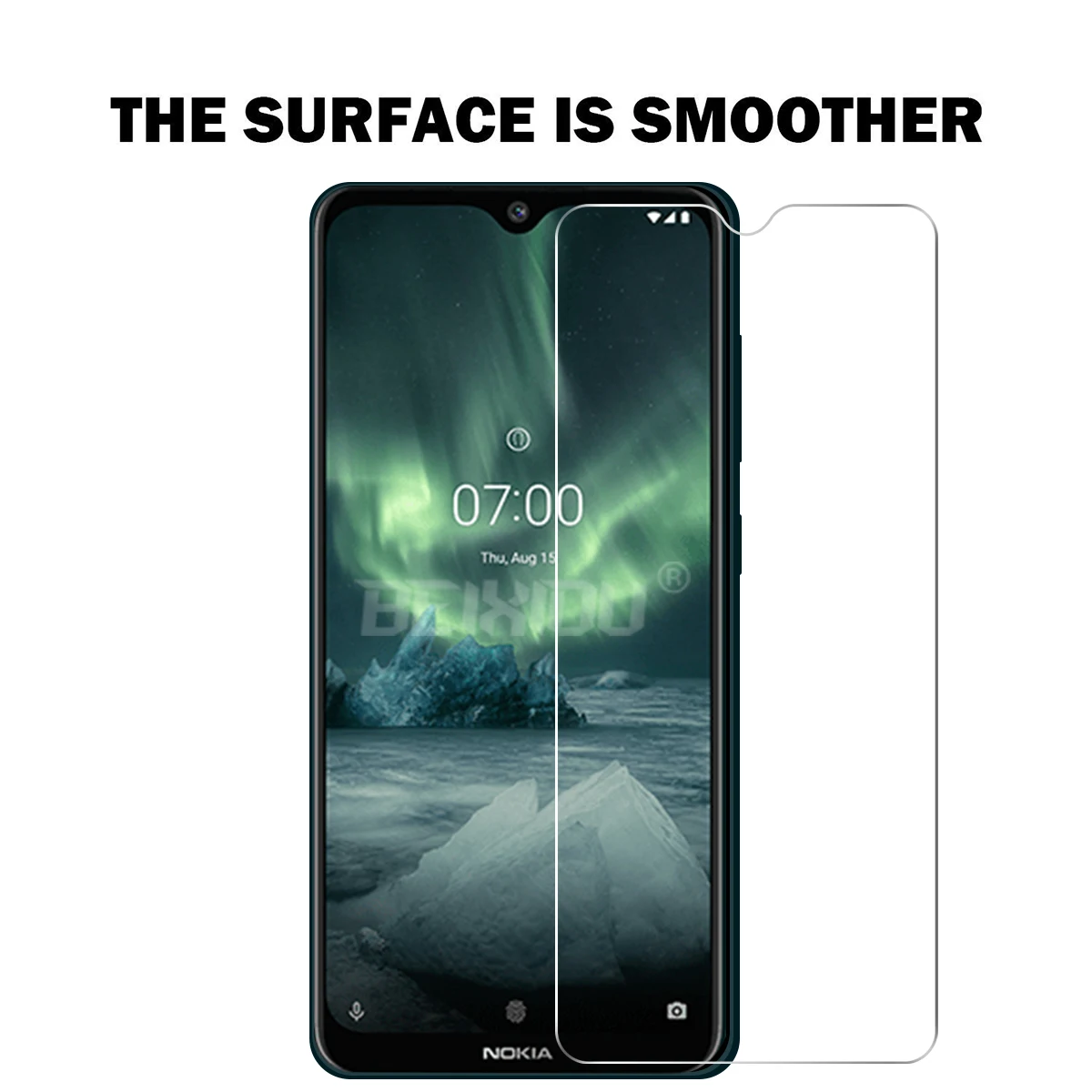 2 шт Полное закаленное стекло для Nokia 7,2 протектор экрана 2.5D 9h закаленное стекло для NOKIA 7,2 защитная пленка