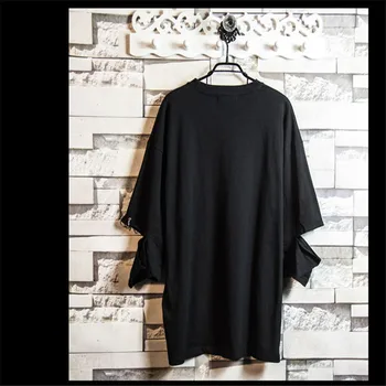 

10394-Short-sleeved T-shirt loose round neck half-sleeved shirt