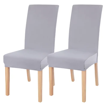 

Set of 2/4/6 Stretchable Dining Chair Covers, Velvet Stretch Dining Chair Slipcovers for Banquet, Party, Hotel, Wedding Ceremony