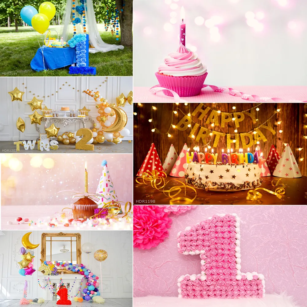 

WHISM 5*3 Feet Home Decoration Painting For Baby Birthday Party Theme Photography Background Cloth Birthday Party Photo Cloth