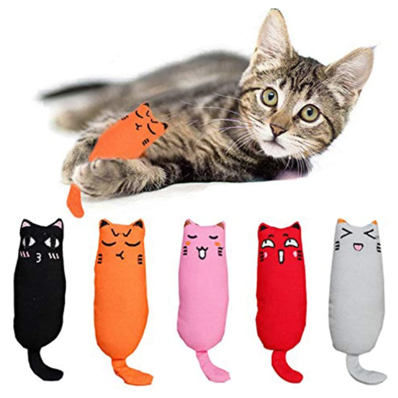 Teeth Grinding Kitten Toys Toy Cats Catnip Finger Cat Chewing Toy