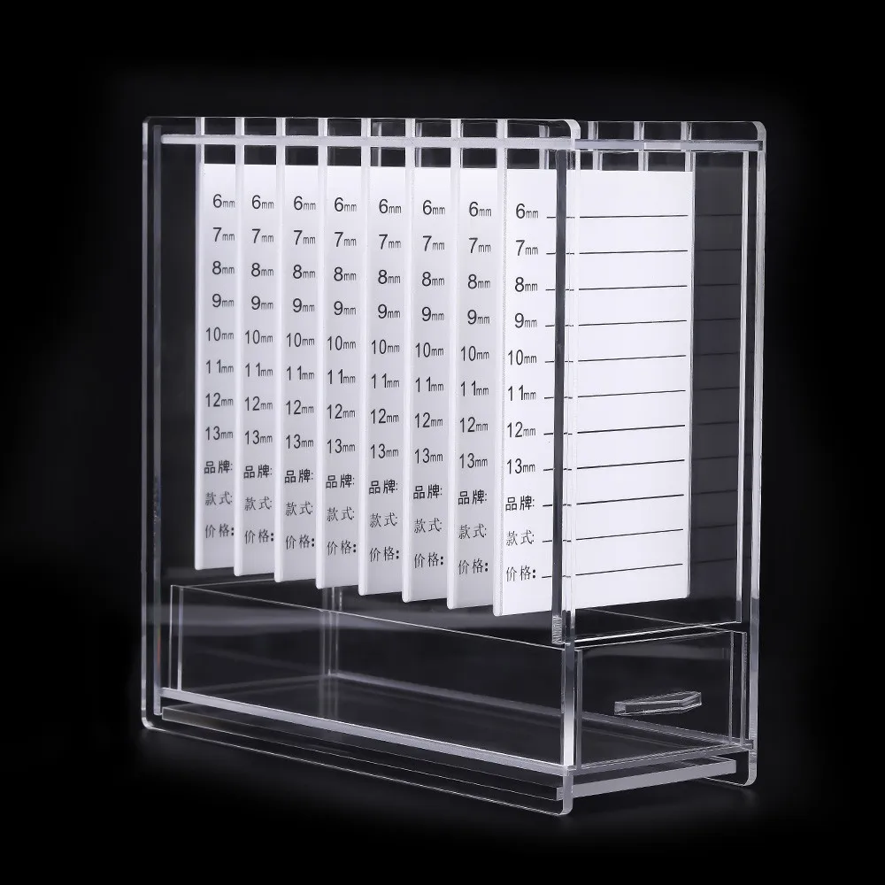 

Acrylic 8-layer eyelash extension tool eyelash storage box display professional cosmetics storage rack tool