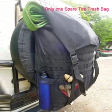 Портативные внешние аксессуары для автомобиля Висячие герметичные хранения прочные открытые шины мусорный мешок ящик запасной практичный для джипа