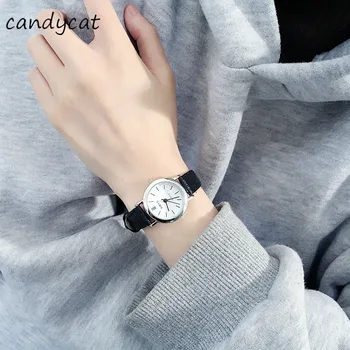 

CandyCat Women's Watch Korean Version of The Retro Casual Watches Female Students Simple Tide Small Dial Quartz Wrist Womens