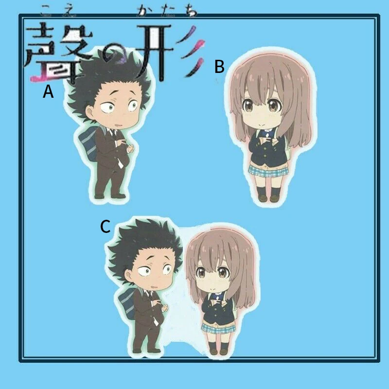 

A Silent Voice.Koe No Syouko Keychain Strap Nishimiya Syouko Ishida shouya Cute