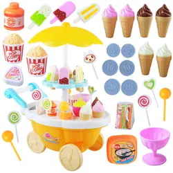 20*33*38 см мини-тележка для девочек, машина для конфет, магазин мороженого, супермаркет, детская игрушка для игр, тележка для мороженого