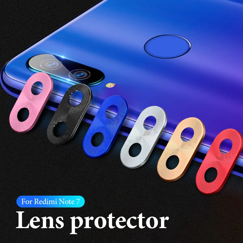 Роскошный объектив камеры защитное кольцо покрытие алюминия для Xiaomi Redmi Note 7 чехол для камеры кольцо Защитная крышка для Redmi Note7 Pro