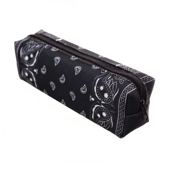

Student School Pencil Bags Multifuntional Waterproof Makeup Organizer Storage Case Pouch Phone Bag Women Cosmetic Bag Black