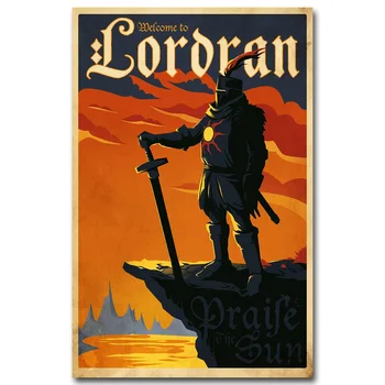

Dark Souls 1 2 3 Art Silk Fabric Poster Print 13x20 24x36inch Game Picture for Wall Decor 008