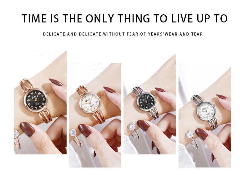 Lvpai брендовые роскошные часы женские кварцевые дамские часы платье новые модные часы из розового золота relogios kol saati