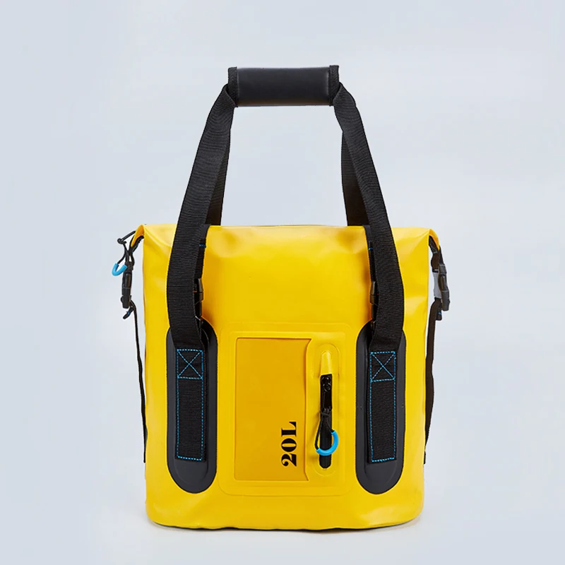 

20L Outdoor Beach Swimming Waterproof Handle Bag Light Weight Storage bag Water-Resistant With Front Pocket