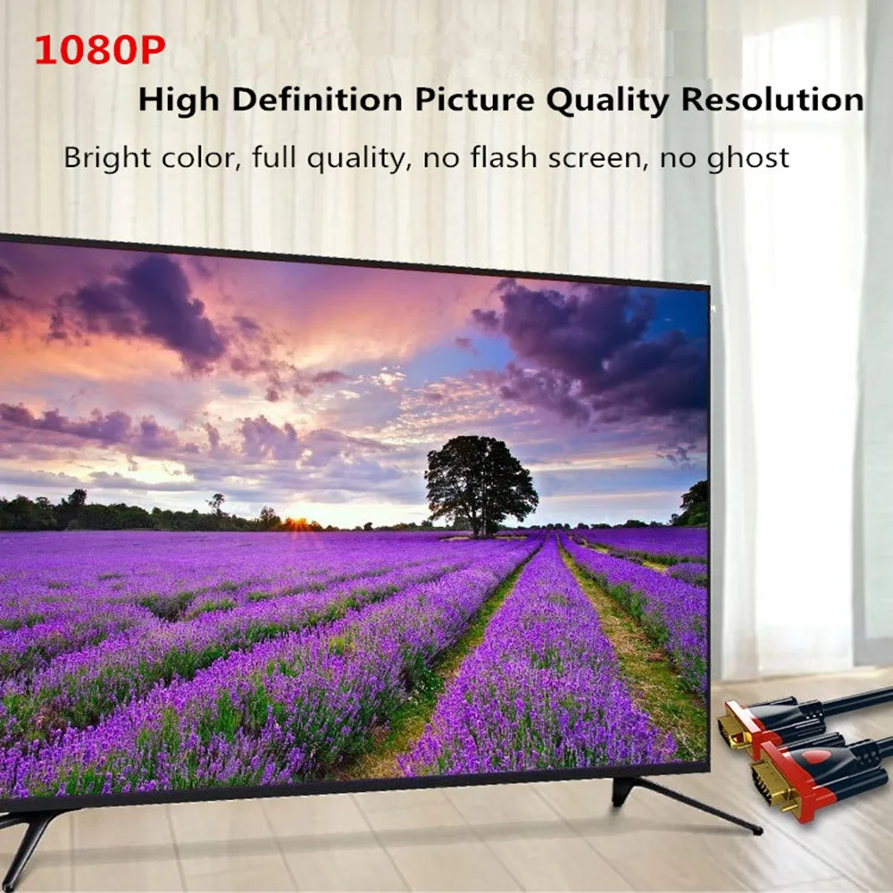 VGA кабель 1080P мужчин и компьютерный монитор Удлинительный 1 5 m/3 m/5 m/10 m/15 m для HDTV ПК