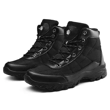 

Outdoor Boots Non-slip Wainter Super Warm Shoes With Fur Fashion Sneakers Men Footwear Causual Ankle Snow Boots Big Size