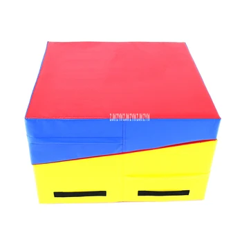 

JLD-X-007 Children's Soft Triangle Gymnastic Mat Indoor Vaulling Box Soft Springboard Folding Gym Mat Kindergarten Slope Mat