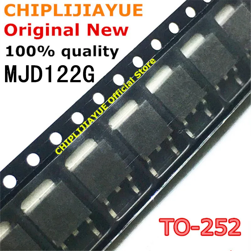 10 шт. MJD122G TO-252 MJD122T4G TO252 J122G MJD122 TIP122 SMD SOT-252 Новый и оригинальный микросхема IC |
