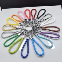 Напрямую от производителя продажи креативные классные мужские женские двойные катушки Shuanghuan Плетеный кожаный шнур веревочный брелок Pe