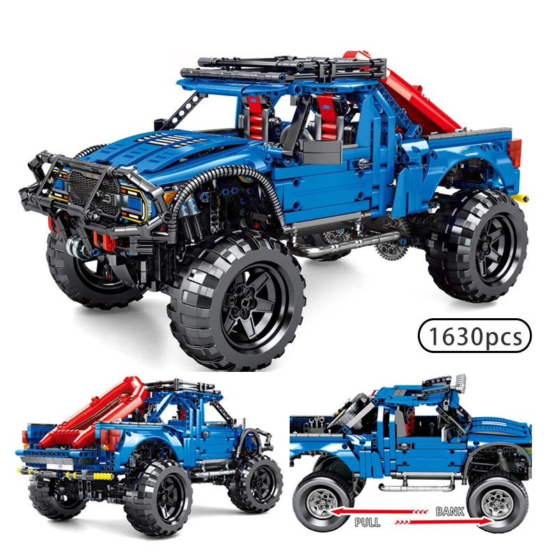 

1630pcs City Speed Champions Sport Car Building Block Technic Raptor Forded Vehicle Trucks Blocks Creator Car Educational Toys