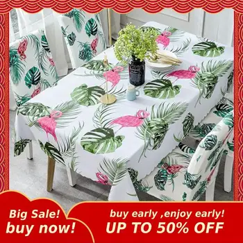 

MIHE Plant Rectangle Tablecloths Waterproof Home Decor Kitchen Dining Table Cloths Party Banquet Decorative Table Covers