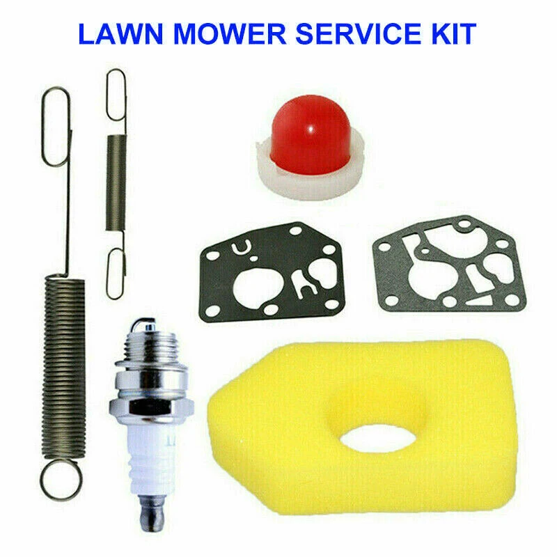 Lawn Mower Repair Kit 7PCS For Briggs Stratton Classic And Sprint Engines For Sprint & Classic Motors 691859 692211 Accessories grass trimmer parts