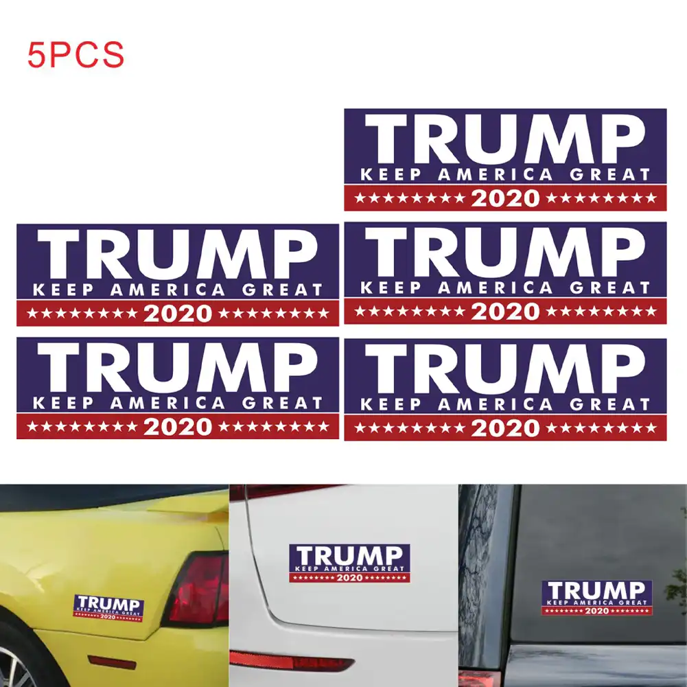 BIACK Trump / 2020 car rearview mirror accessoriesp Keep America Great/ Premium Quality/ Mirror Protect Cover/ Fits Cars SUV Truck Van with/ 2 pack