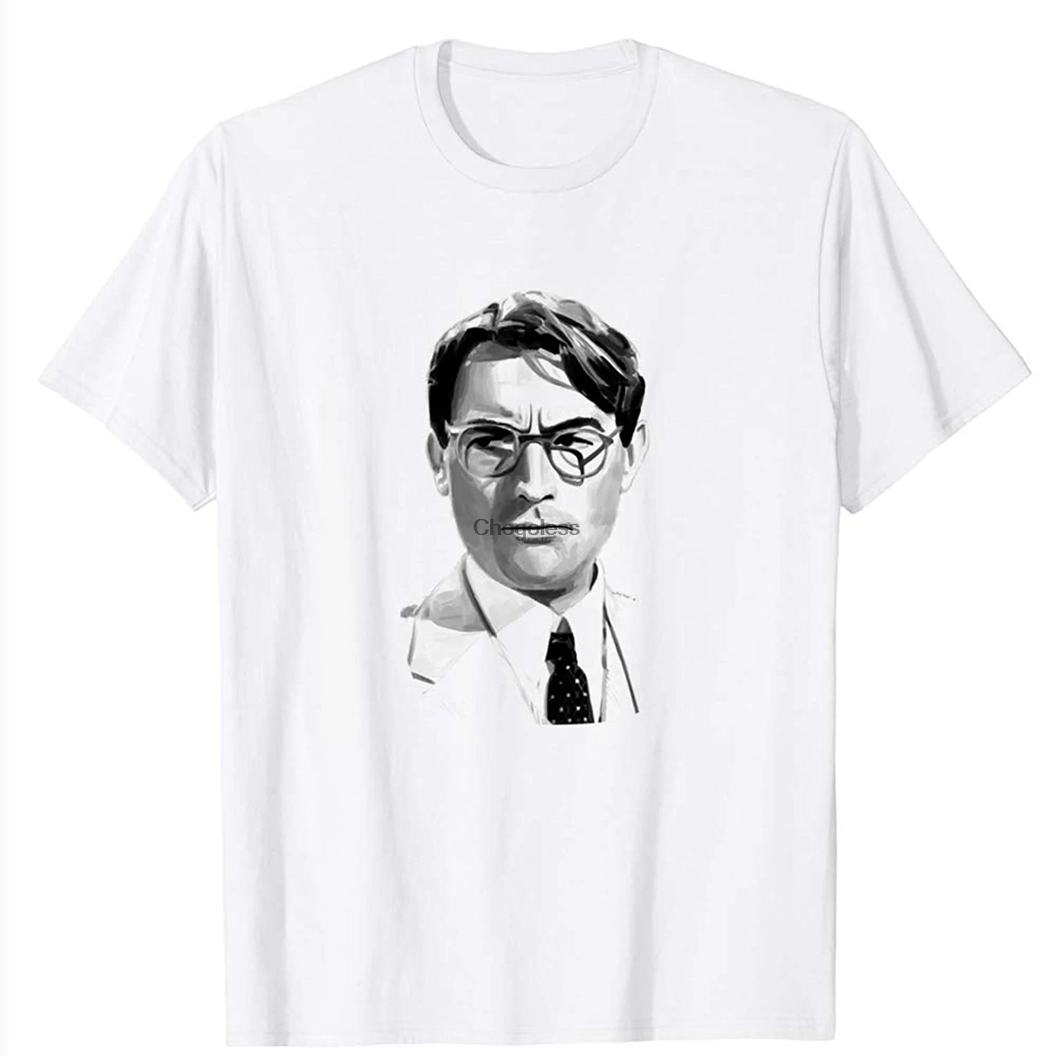 Черно-белая футболка Atticus с надписью to Kill A Mockingbird для американской литературы